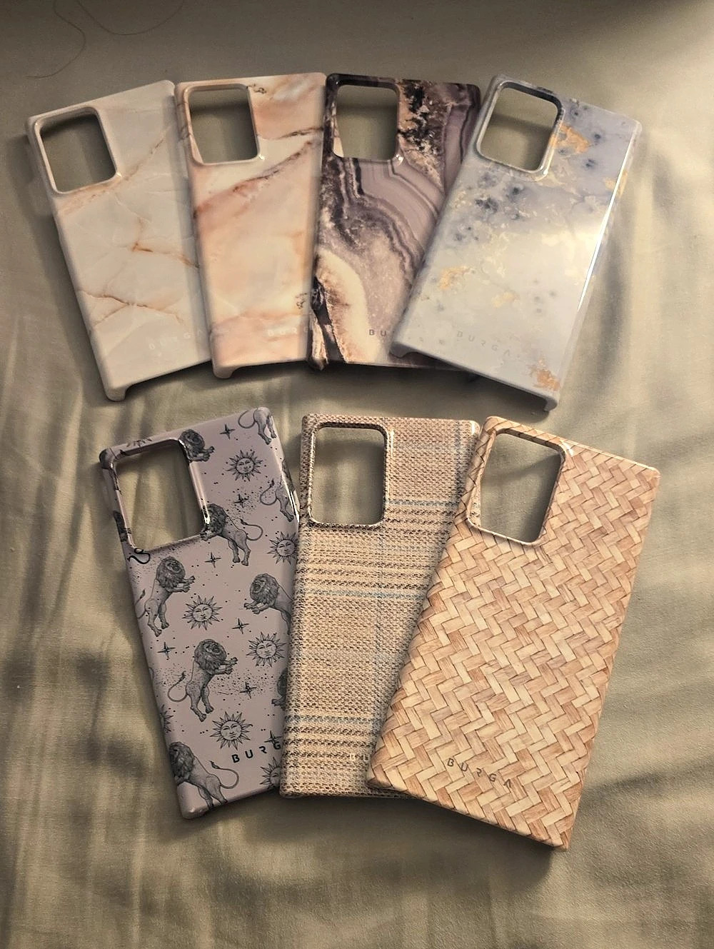 BURGA Phone Case Set in Gray & Pink For Samsung Note20 Ultra